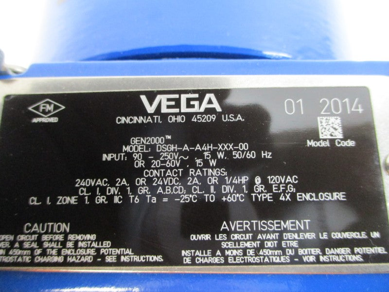 OHMART VEGA GEN2000 DSGH-A-A4H-XXX-00 240VAC 2A NSMP