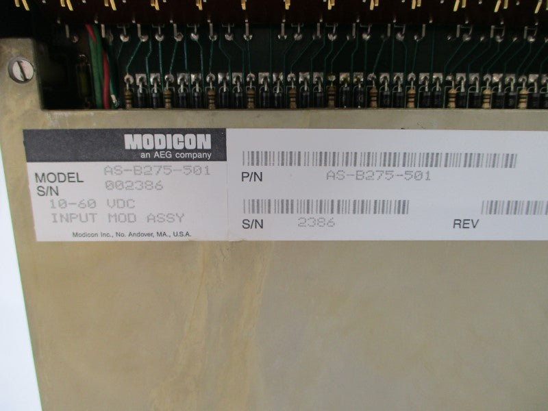 MODICON AS-B275-501 10-60VDC UNMP