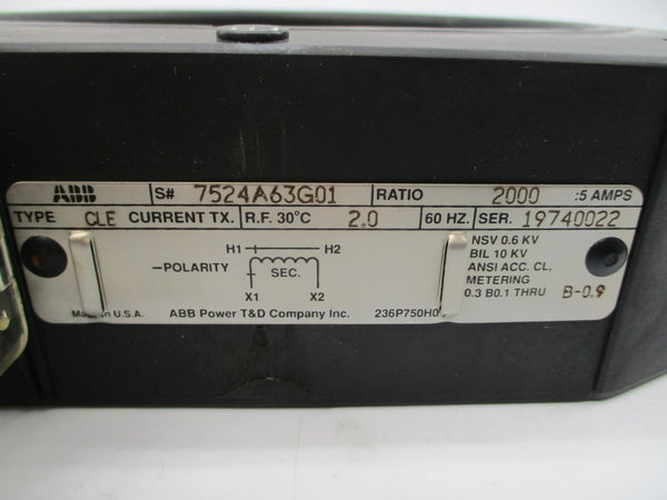 ABB 7524A63G01 CLE NSNP