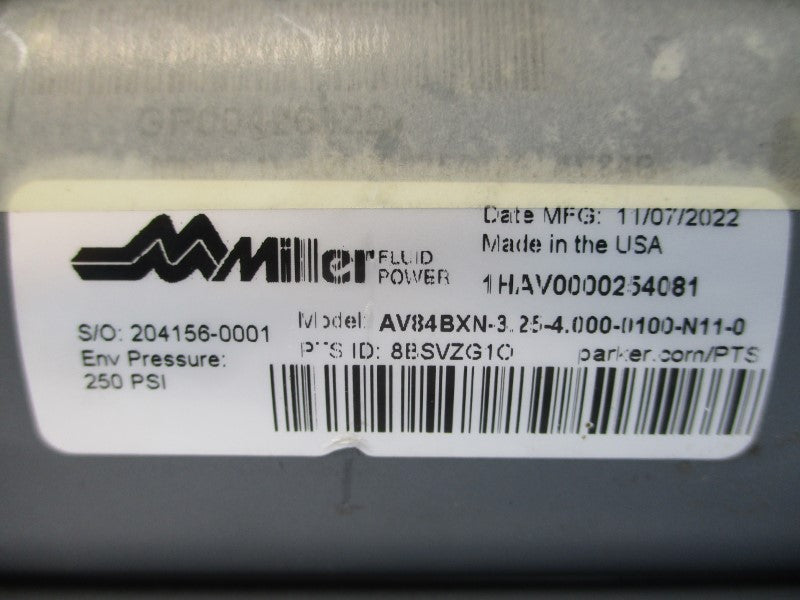 MILLER 1HAV0000254081 AV84BXN-3.25-4.000-0100-N11-0 250PSI NSNP