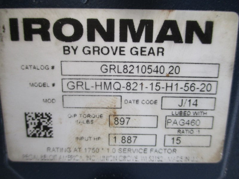 IRONMAN GRL8210540.20 GRL-HMQ-821-15-H1-56-20 NSNP