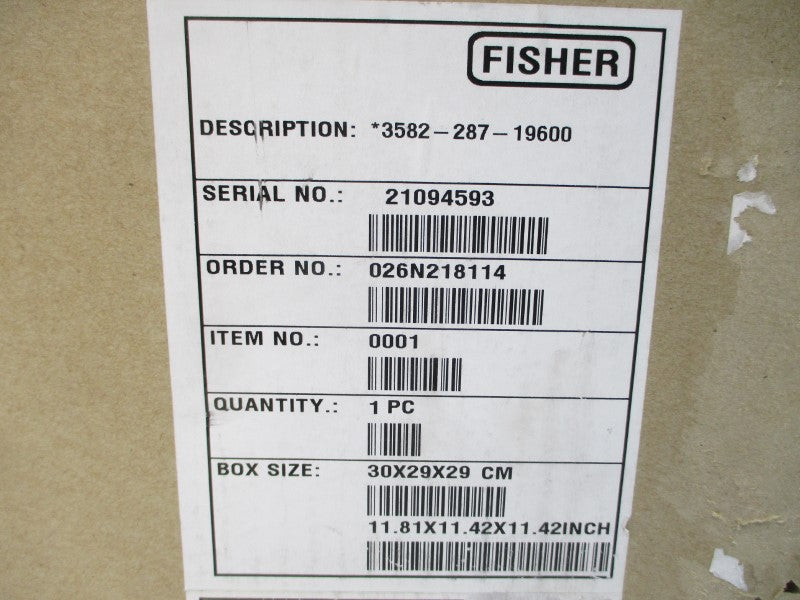 FISHER 3582 3582-287-19600 3-15PSI NSMP