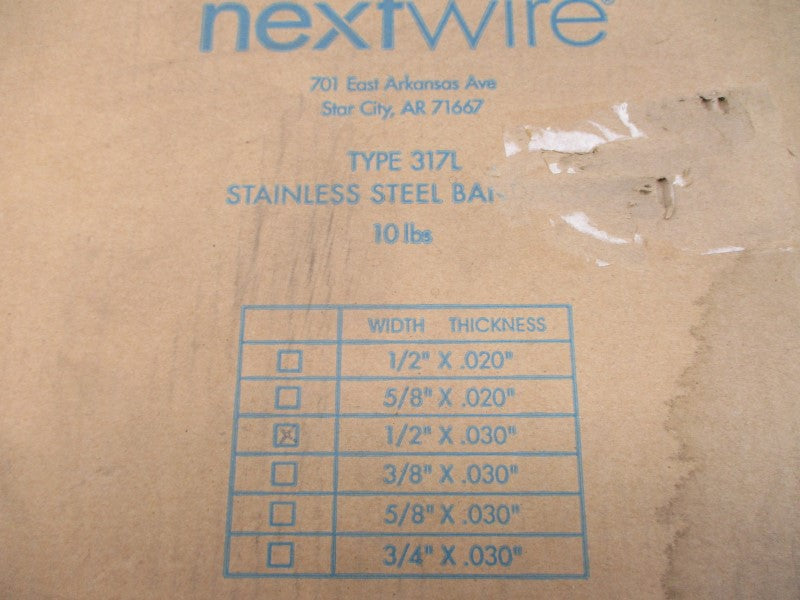 NEXTWIRE 317L 1/2"X.030" NSFS