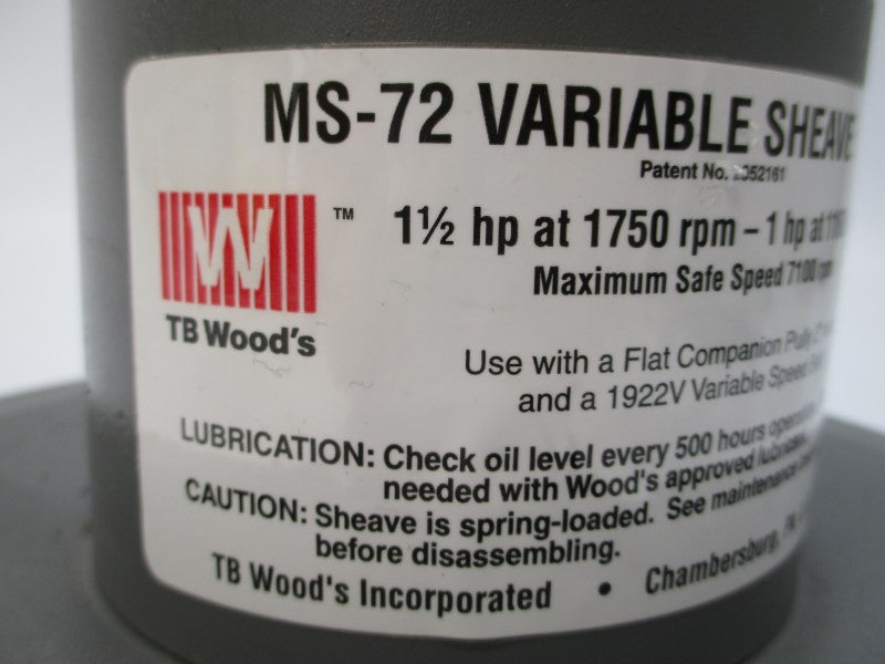 TB WOODS MS-72 NSNP