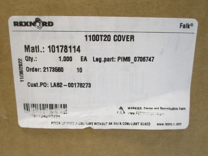 REXNORD 1100T20 10178114 NSMP
