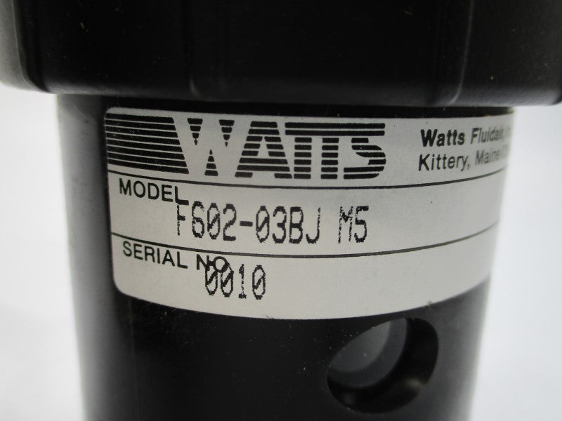 WATTS C10-03FRLBJCB 0/125PSI 3/8" NSMP
