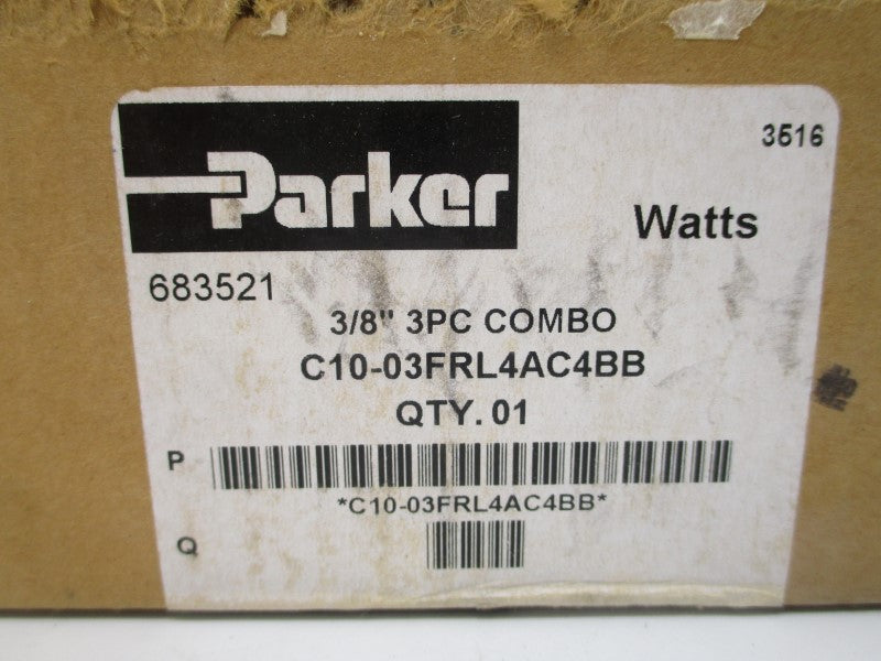 PARKER C10-03FRL4AC4BB 683521 3/8" NSMP