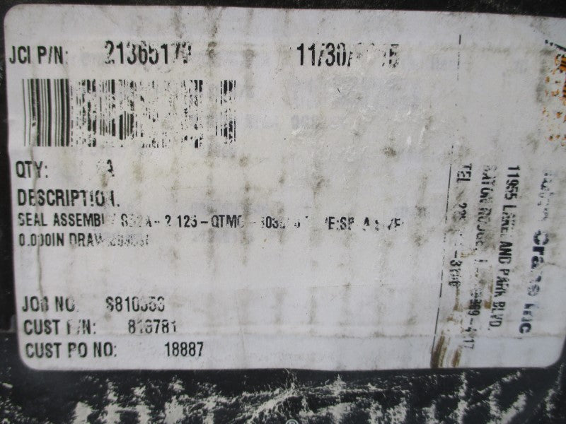 JOHN CRANE SB2A-2.125-QTMG-303580 81717470 NSMP