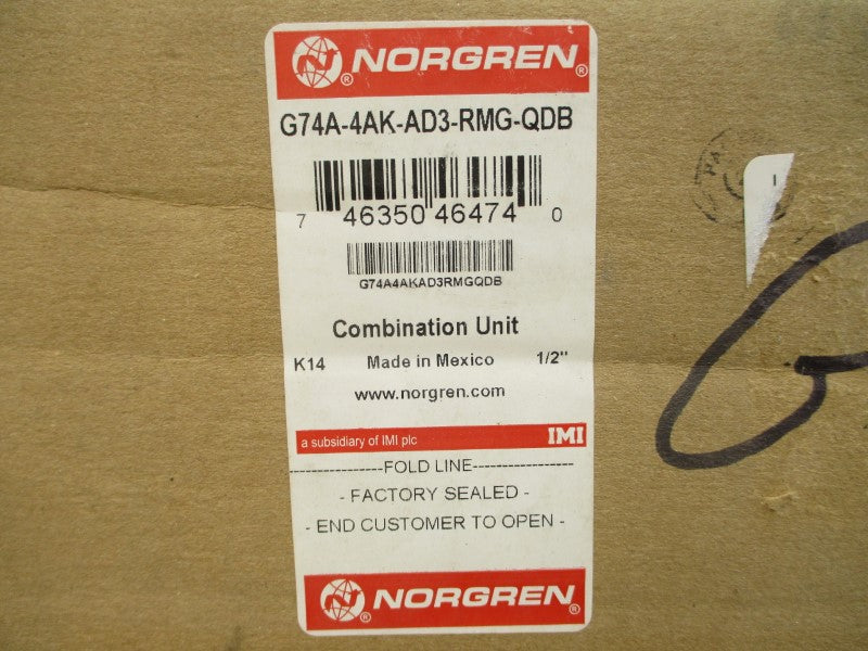 NORGREN G74A-4AK-AD3-RMG-QDB 1/2" NSMP