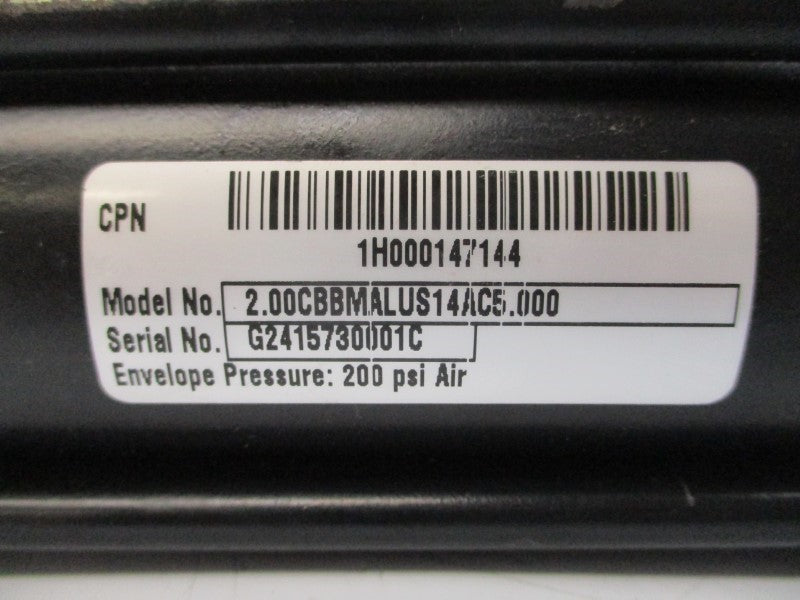 PARKER 1H000147144 2.00CBBMALUS14AC5.000 200PSI NSNP
