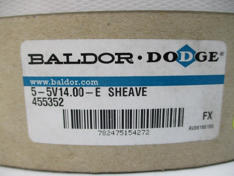 BALDOR DODGE 5-5V14.00-E 455352 NSMP