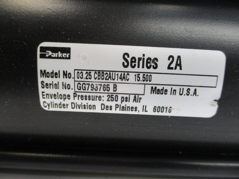 PARKER 03.25 CBB2AU14AC15.500 SER. 2A 250PSI NSNP