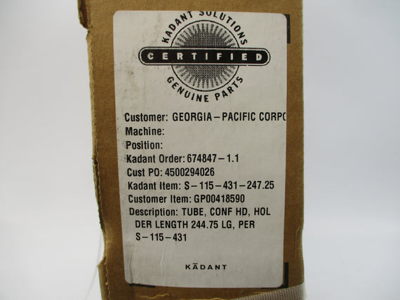 KADANT S-115-431-247.25 NSFS