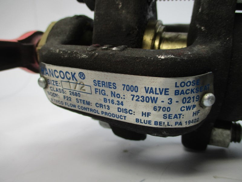 HANCOCK 7230W-3-0219 1/2" UNMP