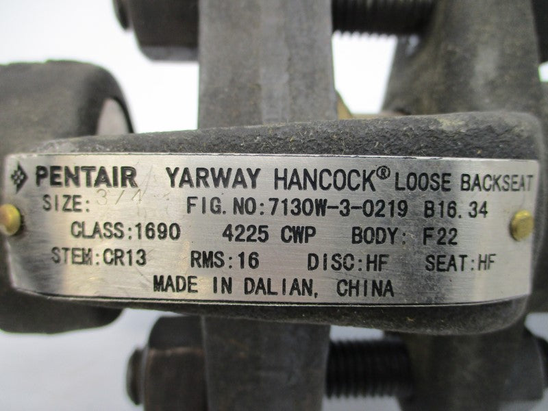 PENTAIR HANCOCK 7130W-3-0219 3/4" UNMP