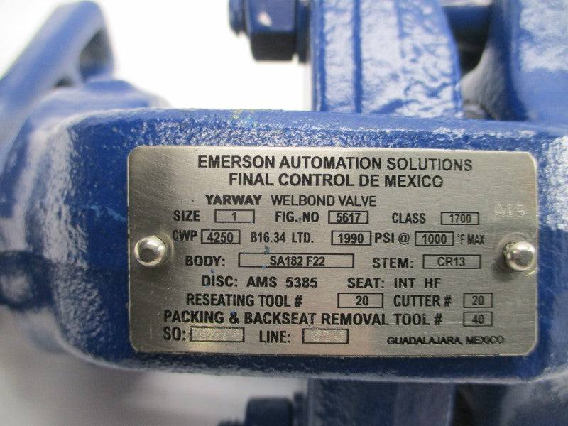 EMERSON 5617 1990PSI 1" NSNP