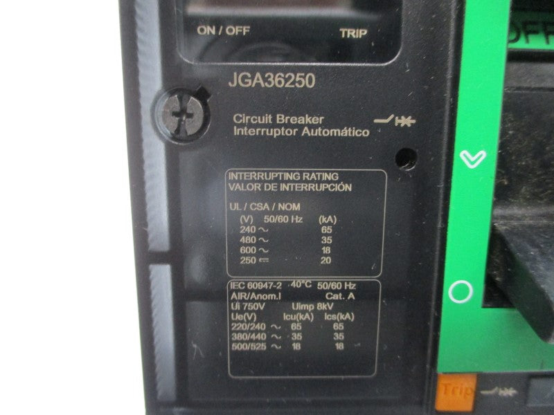 SCHNEIDER ELECTRIC JGA36250 SER. 1 600V 250A NSNP