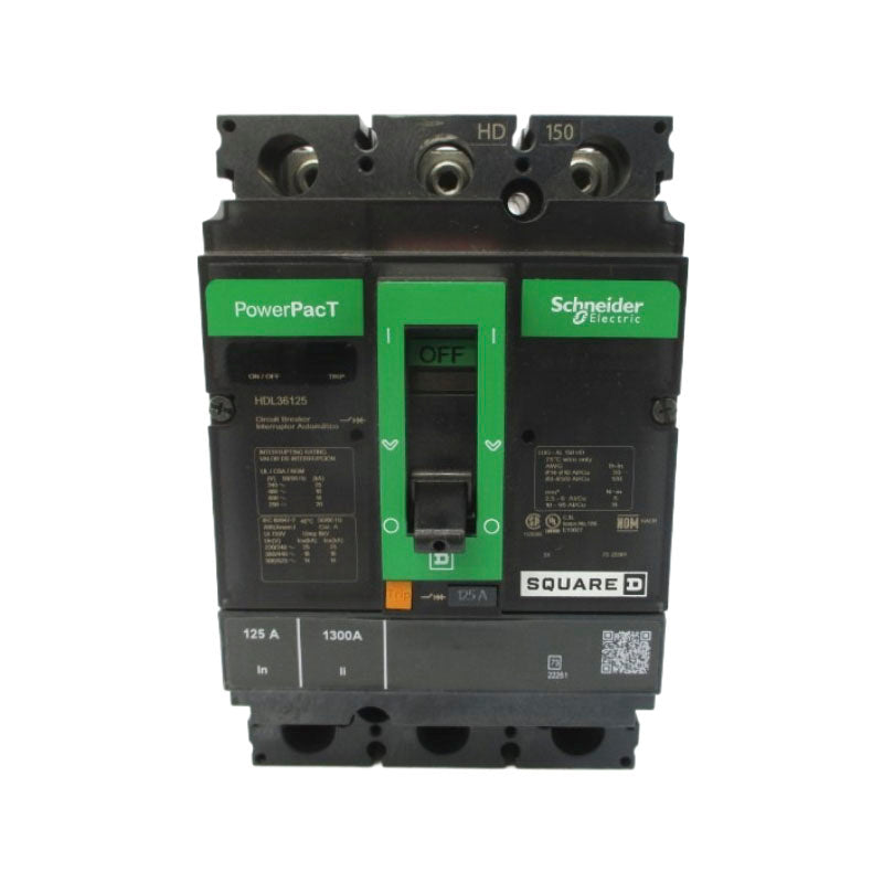SCHNEIDER ELECTRIC HDL36125 SER. 1 600V 125A NSNP