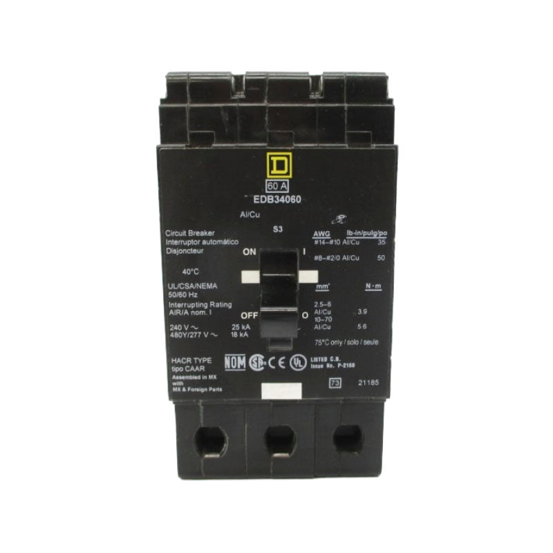 SQUARE D EDB34060 SER. 3 240V 60A NSNP