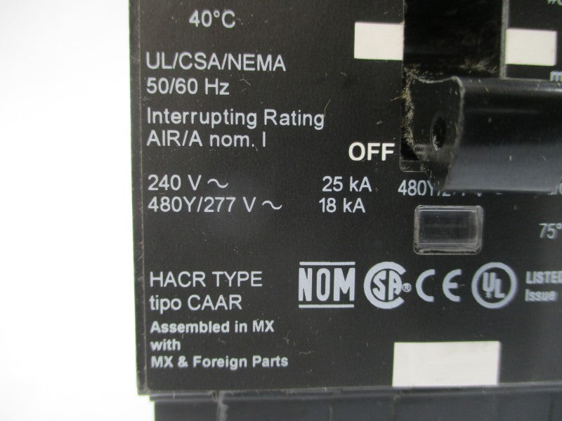 SQUARE D EDB34060 SER. 3 240V 60A NSNP