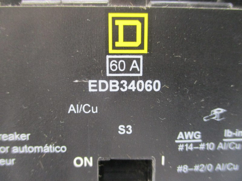 SQUARE D EDB34060 SER. 3 240V 60A NSNP