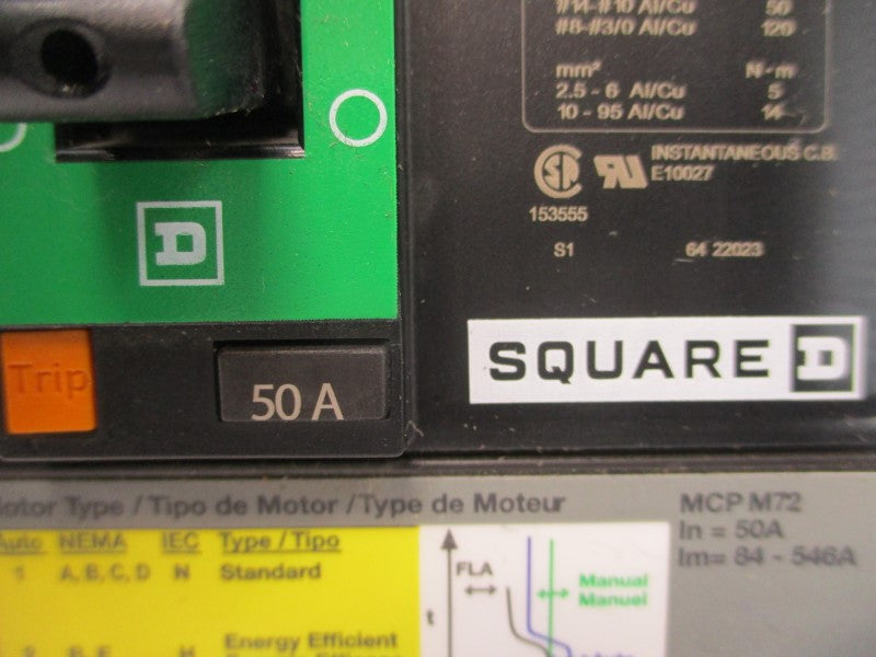 SCHNEIDER ELECTRIC HRL36050M72 SER. 1 600V 50A NSNP