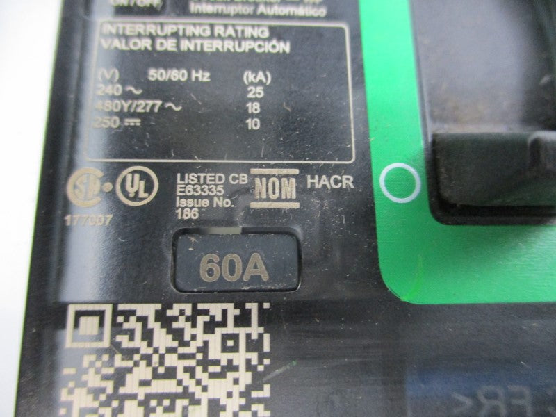 SCHNEIDER ELECTRIC BDA34060Y 240V 60A NSNP