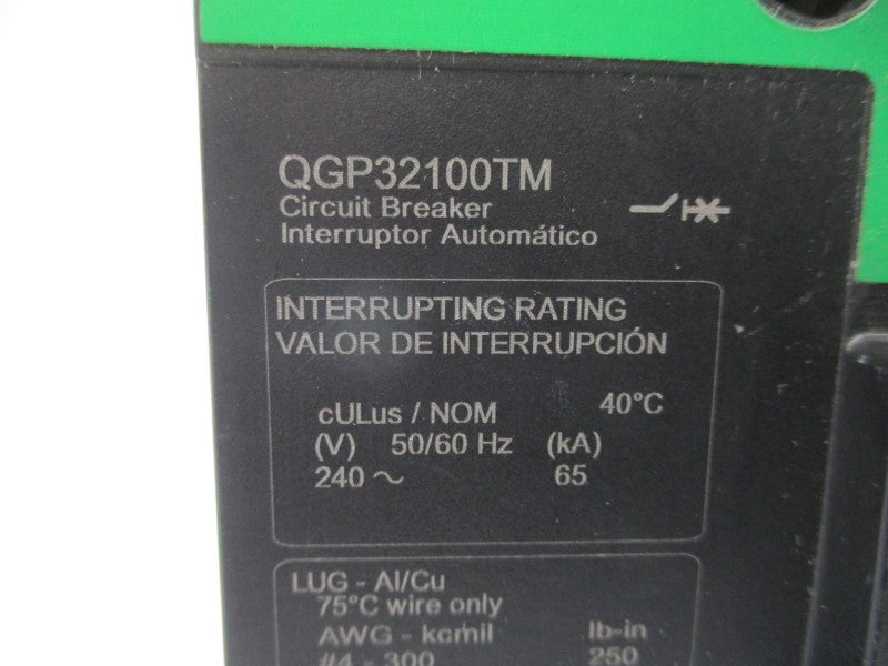 SCHNEDER ELECTRIC QGP32100TM SER. 2 240V 100A NSNP