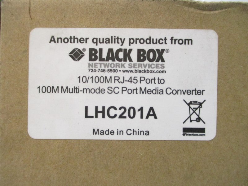 BLACK BOX LHC201A 9VDC 0.6A NSMP