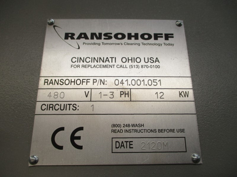 RANSOHOFF TTSFISS-6XX 041.001.051 480V NSMP