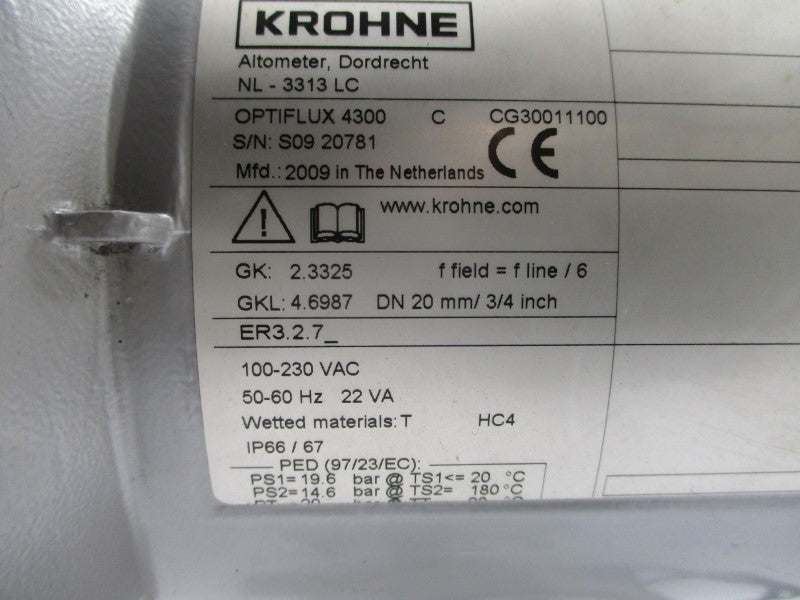 KROHNE NL-3313LC 100-230VAC NSNP
