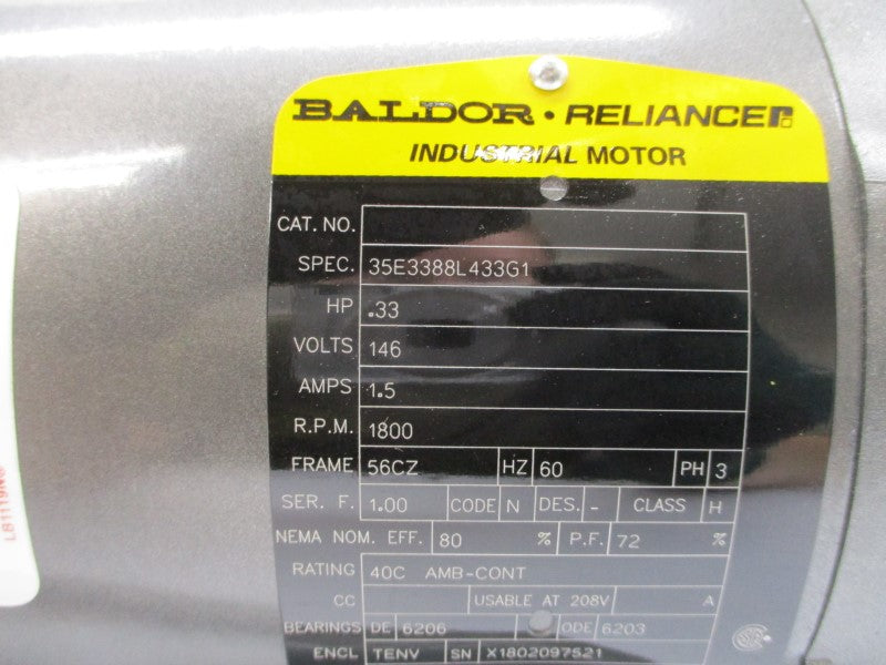 BALDOR 35E3388L433G1 146V 1.5A NSNP