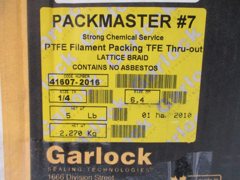 GARLOCK 41607-2016 PM-7 1/4" 5LB NSMP