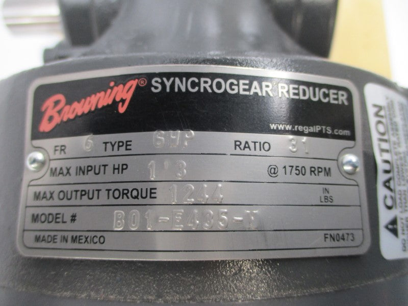 BROWNING RF2003PE-CC314B-C05D B01-E435-N 230/460V 2.82/1.41A NSNP