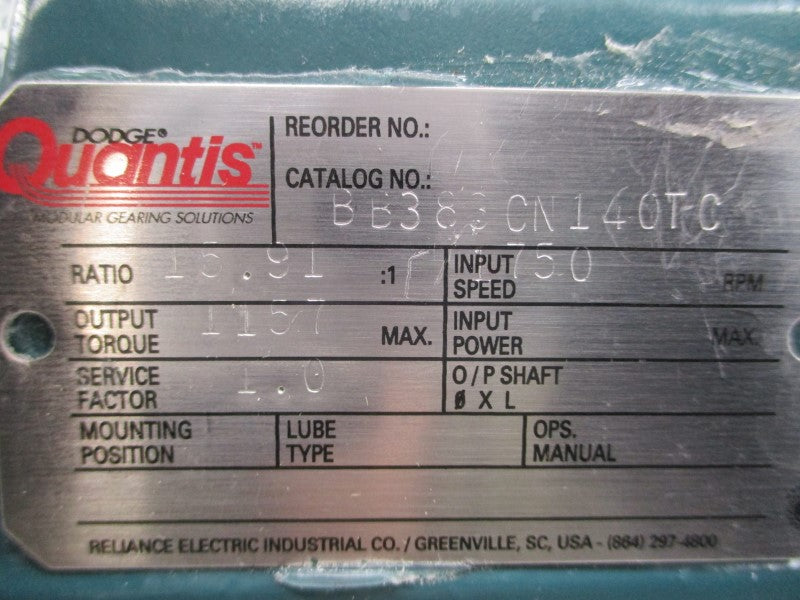 DODGE BB383CN140TC NSNP