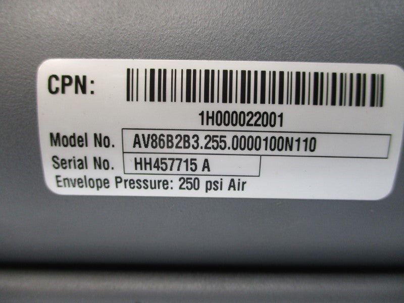 MILLER AV86B2B3.255.0000100N110 250PSI NSNP