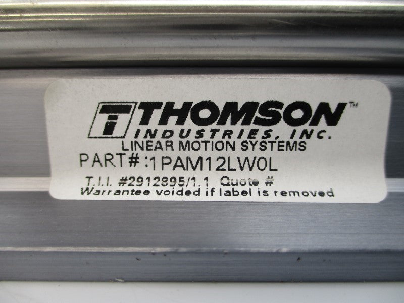 THOMSON INDUSTRIES 1PAM12LW0L NSMP