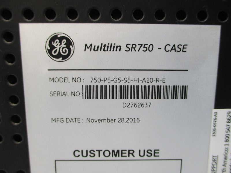 GENERAL ELECTRIC 750-P5-G5-S5-HI-A20-R-E NSNP