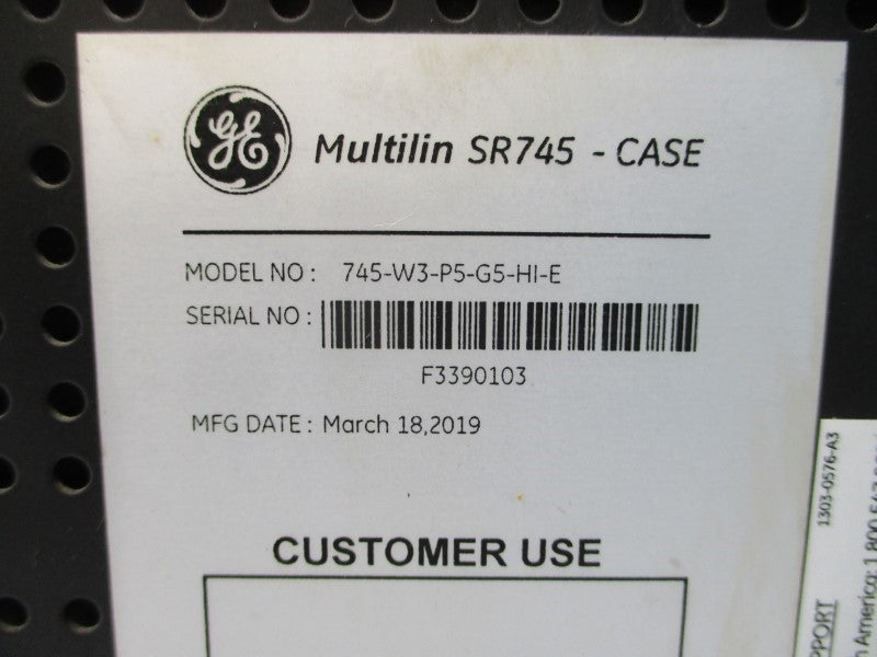 GENERAL ELECTRIC 745-W3-P5-G5-HI-E NSNP