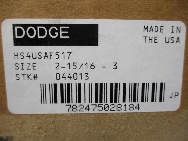 DODGE HS4USAF517 044013 2-15/16" NSFS