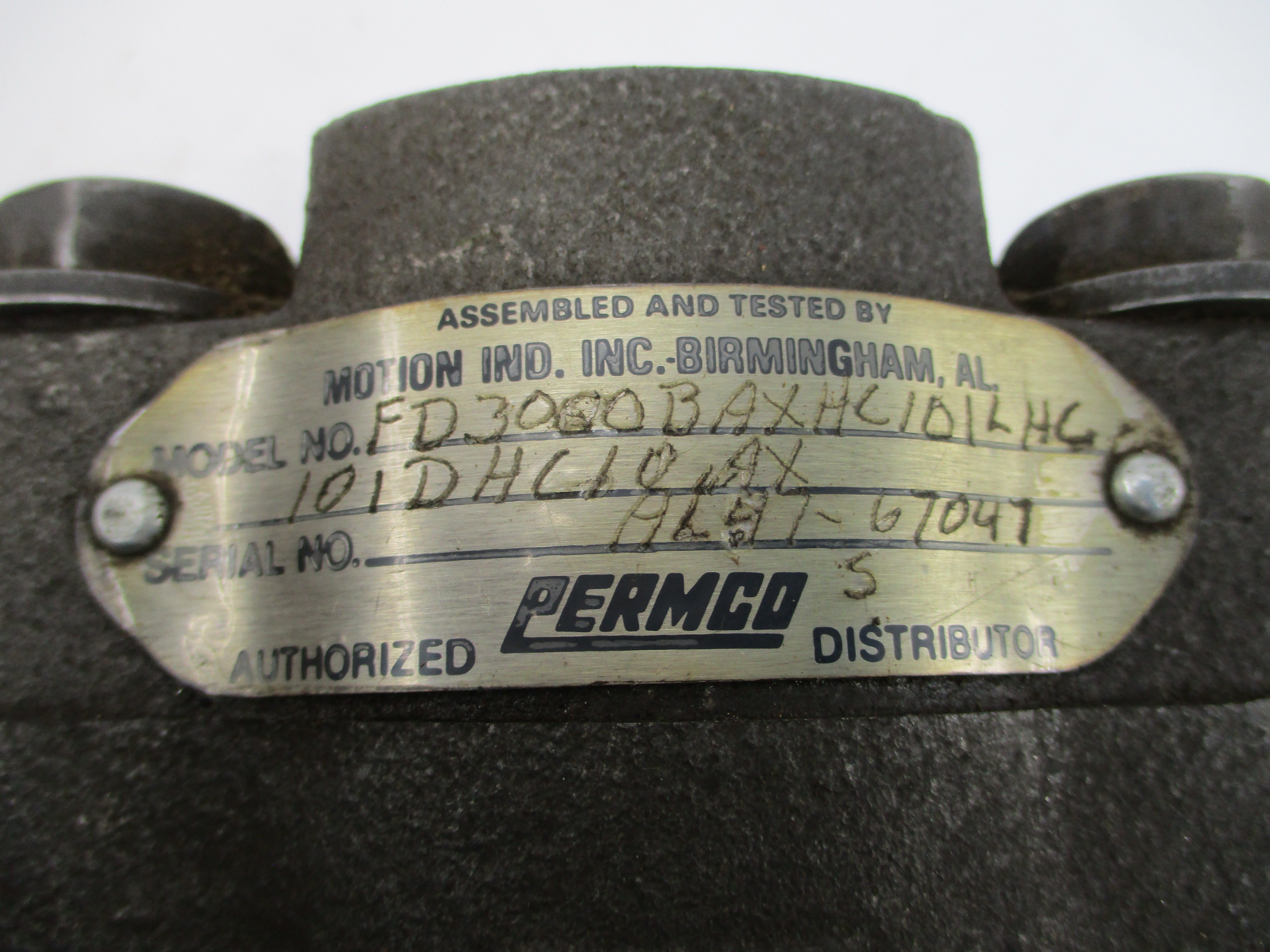 PERMCO FD3000BAXHC101LHC101DHC10AX NSNP