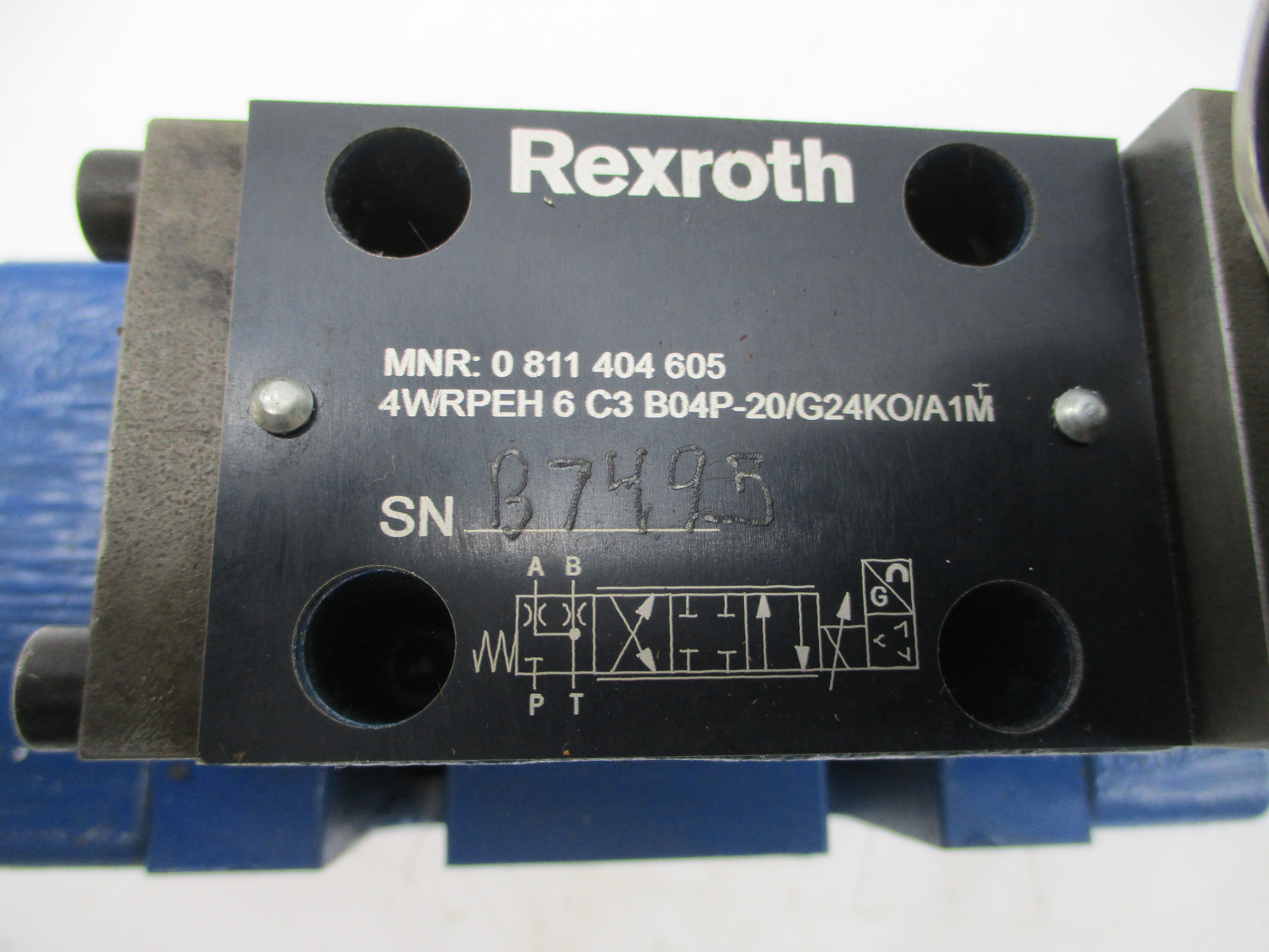 REXROTH 0811404653 4WRLE10V1-85M-3X/G24ETKO/A1M 24V 2.5A NSNP