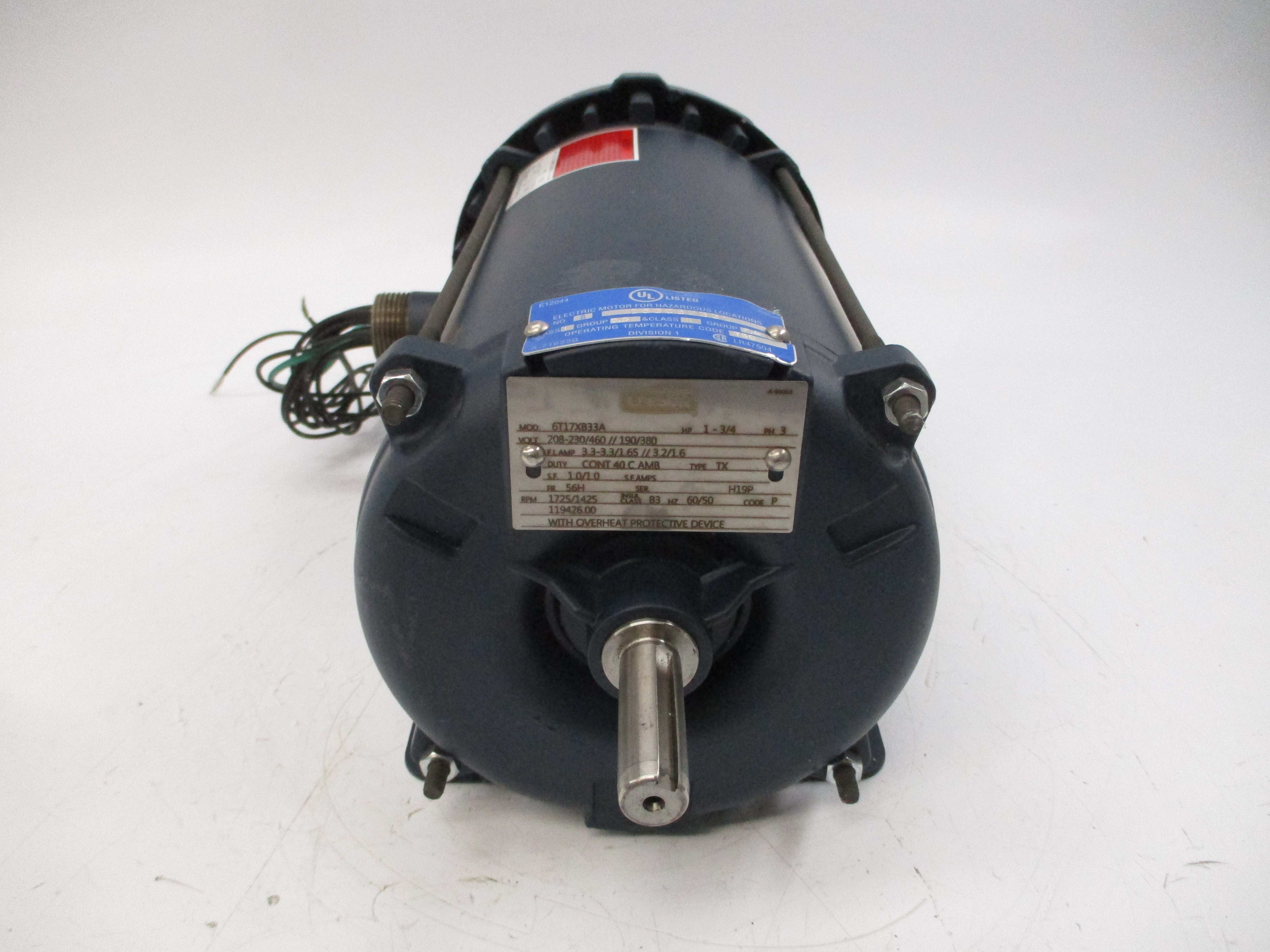 LEESON 6T17XB33A 208-230/460V 3.3-3.3/1.65A NSNP