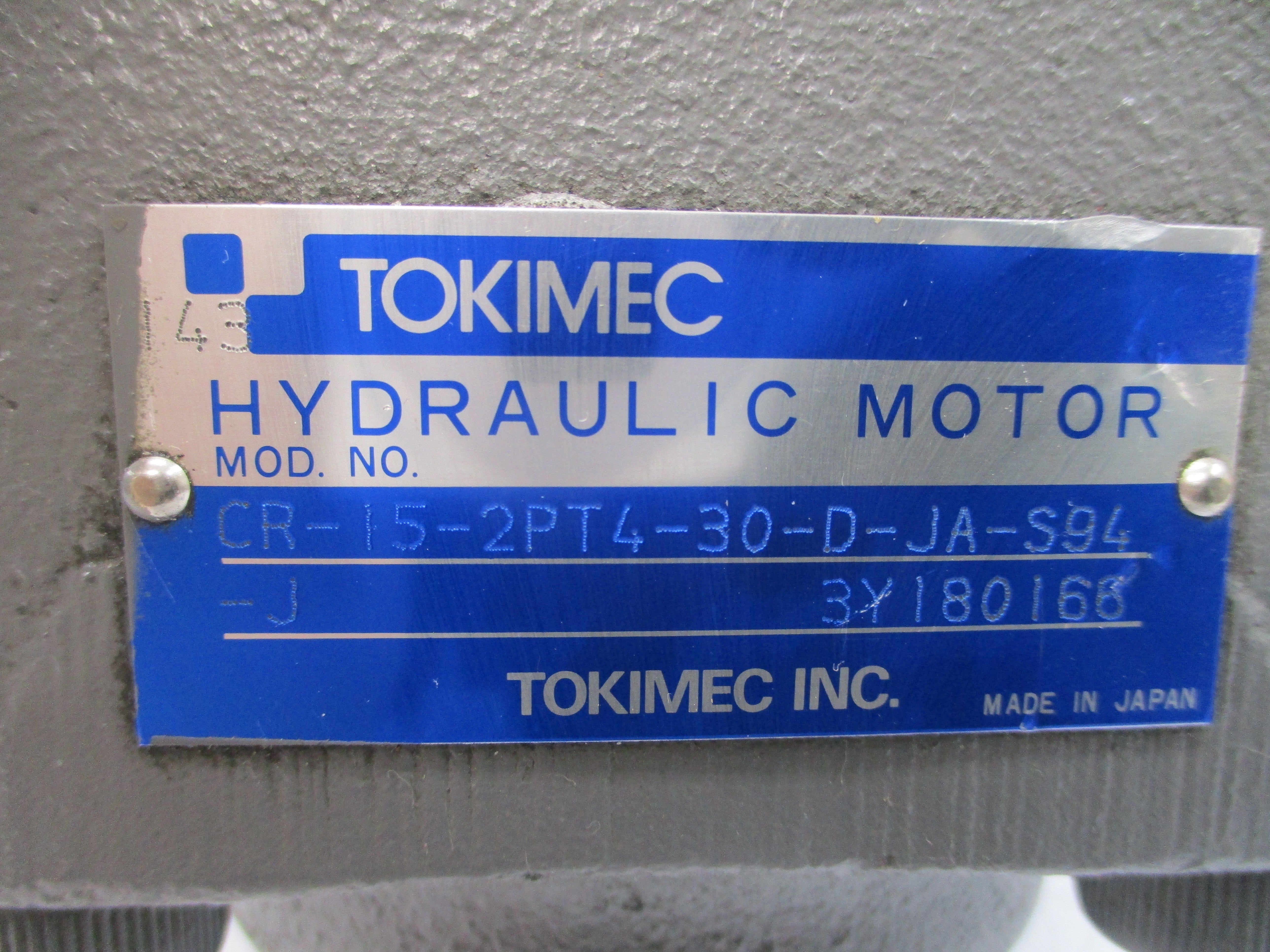TOKIMEC CR-15-2PT4-30-D-JA-S94-J NSNP