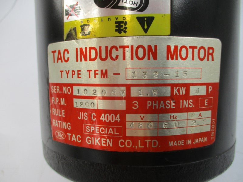 TAC GIKEN TFM-132-15 480V 2.8A NSNP