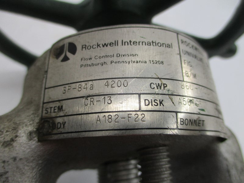 ROCKWELL SP-84A4200 36124 3/4" UNMP