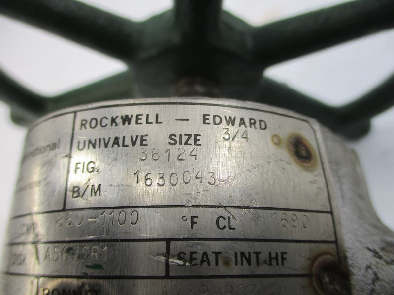 ROCKWELL SP-84A4200 36124 3/4" UNMP