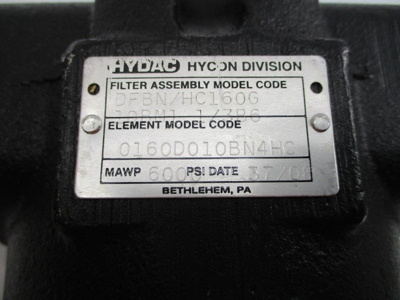 HYDAC DFBN/HC160G10BM1.1/3B6 6000PSI NSMP