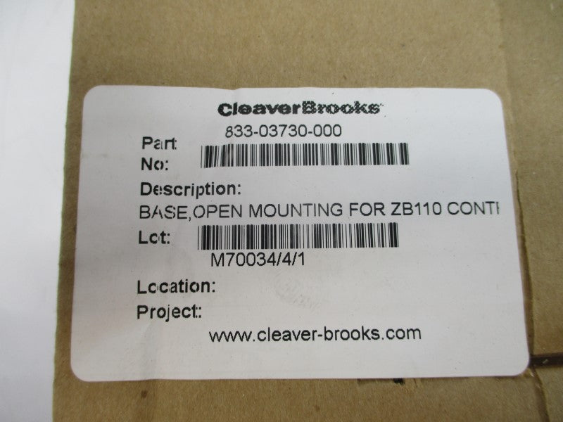 CLEAVER BROOKS 833-3730 NSFS