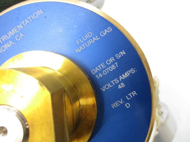CIRCOR INSTRUMENTATION 32861-626 24VDC 48A 0-1095PSI 1-1/2" REV. D NSNP
